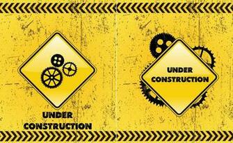 Under Construction Background Vector