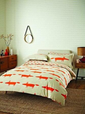 All Brands Scion Mr Fox Bedding Double Duvet Set
