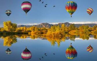 Magazine Wallpaper Hot Air Balloon Aircrafts Background