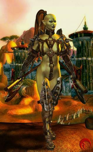 Art Characters Female Raddar From World Of Warcraft An Orc