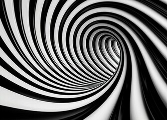 Black And White Home Wallpaper Swirl