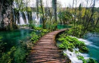 Wallpaper Croatia National Park Plitvice Lakes