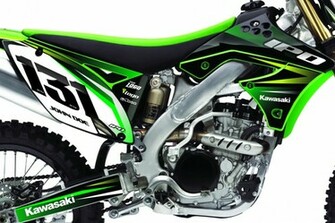 Kawasaki Motocross Graphics Ipd