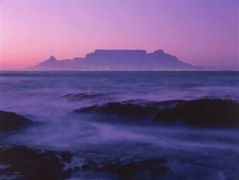Table Mountain From Boat
