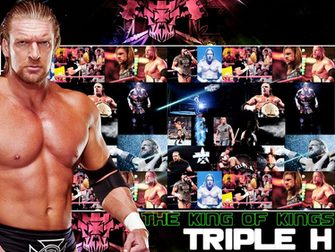 Triple H The King Of Kings Wallpaper