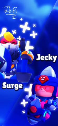 Surge Vs Jecky Wallpaper By Defi R Brawlstars