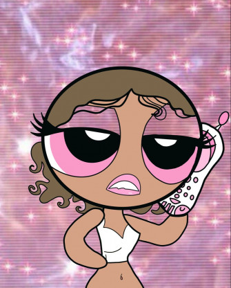 Powerpuff Girl Portrait Girls Wallpaper Pink