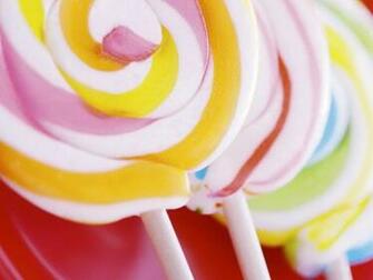 Close Of Two Swirled Lollipops HD Wallpaper