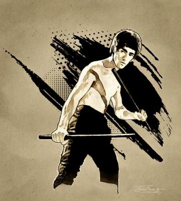 Bruce Lee Sifu By Danielmurrayart
