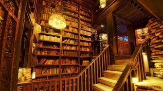 Old Library Wallpaper