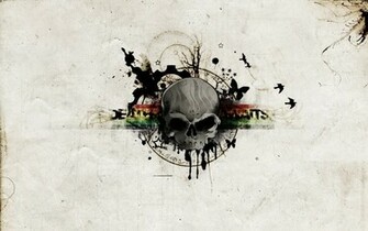 Skull Of Abstract Art Wallpaper