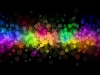 Abstract Multicolor Circles Bokeh Wallpaper Background
