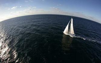 Sailing Around The World Wallpaper Stock