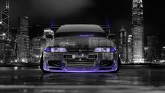 4k Wallpaper Nissan Skyline Gtr R32 Jdm Crystal City Car
