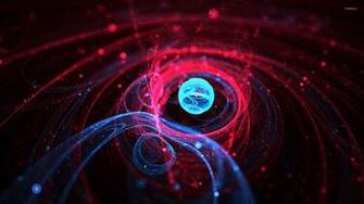 Light Orbits Wallpaper Abstract