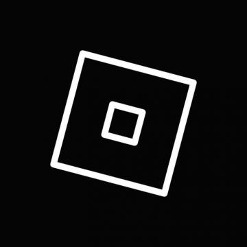 Roblox Black And White App Icon In iPhone Photo