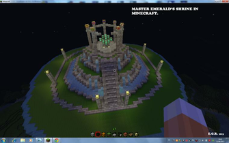 Minecraft Emerald Wallpaper Master By