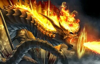 HD Wallpaper Fire Dragon