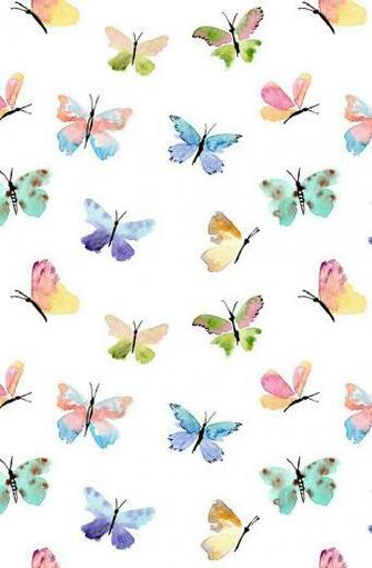 Wallpaper Borboletas Em Papel De Parede Papeis