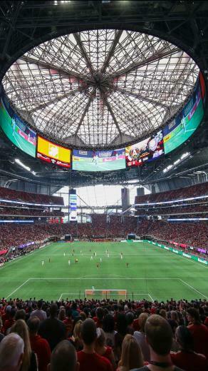 Mercedes Benz Stadium Atlanta United Wallpaper
