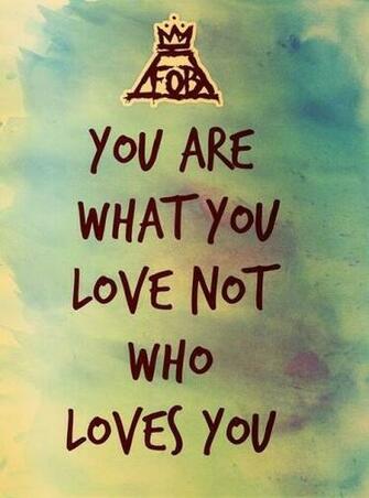 Fall Out Boy Fob Lyrics Wallpaper Image By Bobbym On