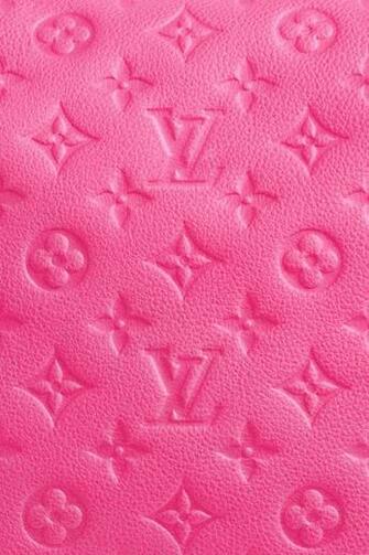 Pink Leather Louis Vuitton Patterns Wallpaper iPhone