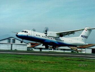 The Gatot Koco During First Test Flight In