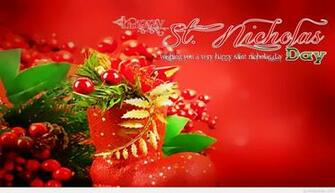 Background Happy St Nicholas Day Wishes