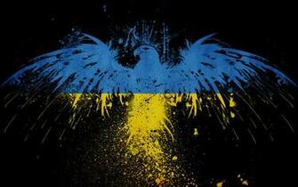 Eagles Flags Ukraine Ukrainian Flag Eagle HD Wallpaper World