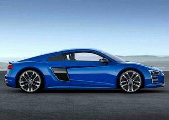 Side Audi R8 E Tron Wallpaper