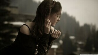Lonely Girl Wallpaper