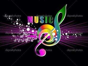 Colorful Music Notes Wallpaper HD In