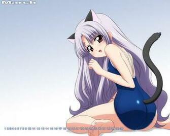 Chrno Crusade Azmaria Hendric Neko Mimi School Mizugi Smile Tail