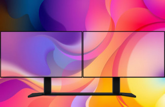 Abstract Dual Monitor Wallpaper