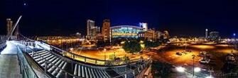 Petco Park From Harbor Drive Bridge By Timothylgreen