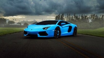 Supercar Blue 1080p Wallpaper HD
