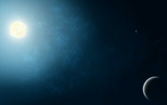 Luminous Gas Giant Wallpaper And Image Pictures