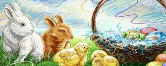 Wallpaper Holiday Easter Dual