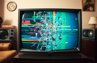 Broken Tv Screen Wallpaper