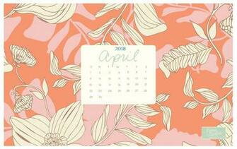 Wallpaper With April Calendar For Pc iPad And Smartphone