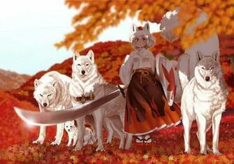 Animal Ears Bon Rump Inubashiri Momiji Sword Touhou Weapon White