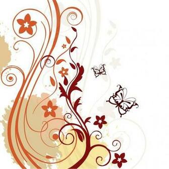 Abstract Flower Background Floral Background