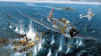World War Ii Mcdonnell Douglas Dauntless Dive Bomber