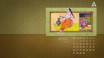 April Calendar Wallpaper HD Happy Holidays