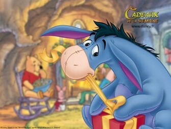 Eeyore Christmas Wallpaper