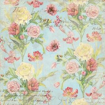 De Pivoine Watercolor In A French Vintage Wallpaper Style Tote Bag