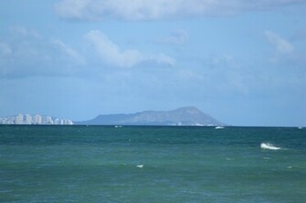 Diamond Head In The Background Oahu