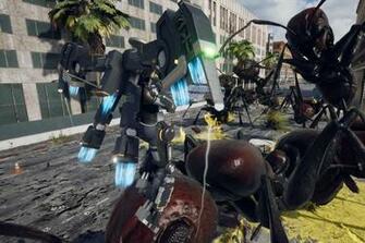 Iron Rain Is A New Style Of Earth Defense Force Polygon