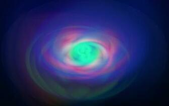 Wallpaper Minimal Glowing Swirl Colorful