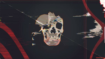 Glitch Skull Wallpaper